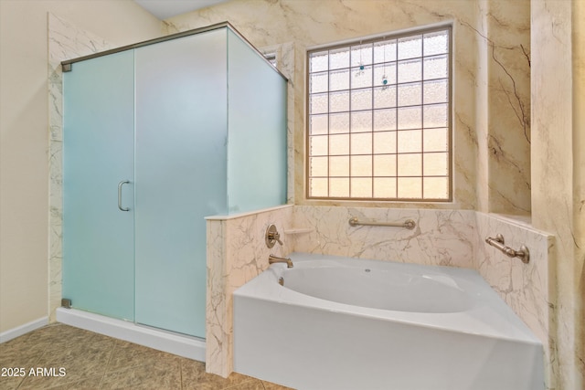 3225 E Cardinal Ct, Chandler, AZ 85286 - full bath with a garden tub and a marble finish shower