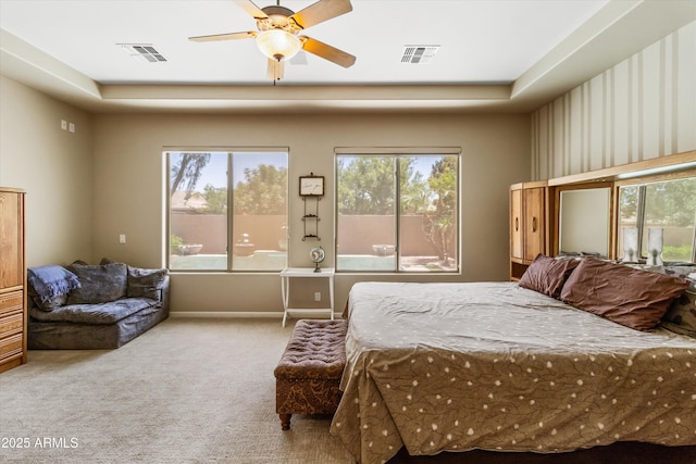 3225 E Cardinal Ct, Chandler, AZ 85286 - bedroom featuring carpet and a ceiling fan