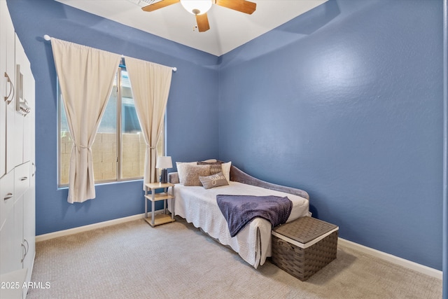 3225 E Cardinal Ct, Chandler, AZ 85286 - carpeted bedroom featuring multiple windows and a ceiling fan