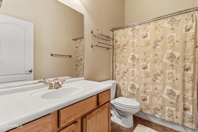 3225 E Cardinal Ct, Chandler, AZ 85286 - bathroom featuring vanity, tile patterned flooring, and a shower with shower curtain