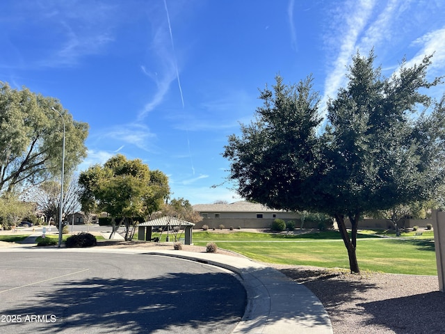 3225 E Cardinal Ct, Chandler, AZ 85286 - view of asphalt road with sidewalks and curbs