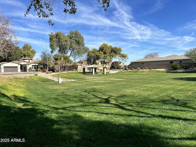 3225 E Cardinal Ct, Chandler, AZ 85286 - view of community featuring a gazebo and a lawn