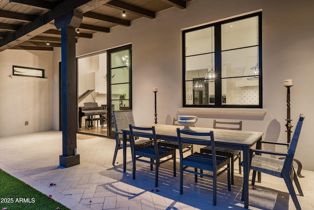view of patio / terrace featuring outdoor dining area