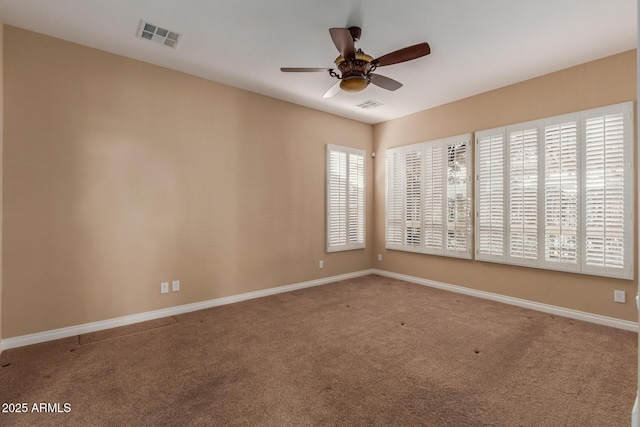 1260 E Sweet Citrus Dr, Queen Creek, AZ 85140 - carpeted spare room with ceiling fan and baseboards