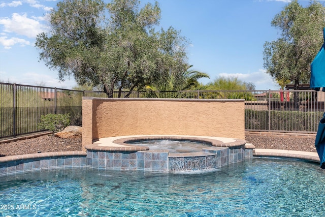 13072 W Alyssa Ln, Peoria, AZ 85383 - view of swimming pool with a pool with connected hot tub