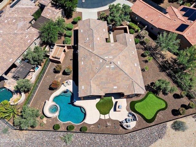 13072 W Alyssa Ln, Peoria, AZ 85383 - aerial view of a pool