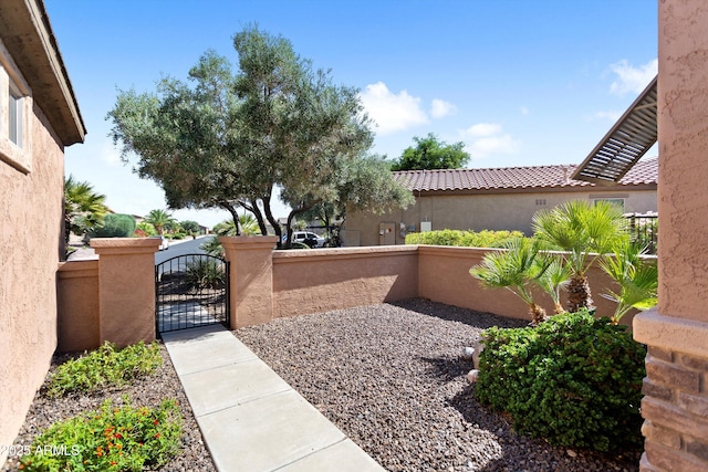13072 W Alyssa Ln, Peoria, AZ 85383 - view of yard featuring a gate