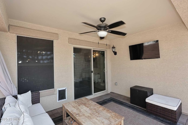 2005 E Anderson Dr E, Phoenix, AZ 85022 - view of patio / terrace with ceiling fan