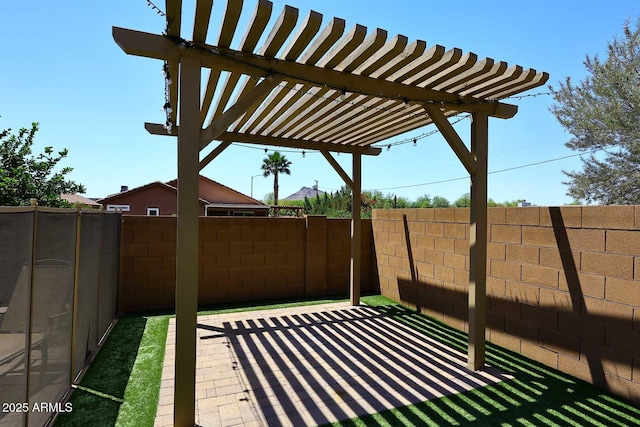 2005 E Anderson Dr E, Phoenix, AZ 85022 - view of patio with a pergola and fence
