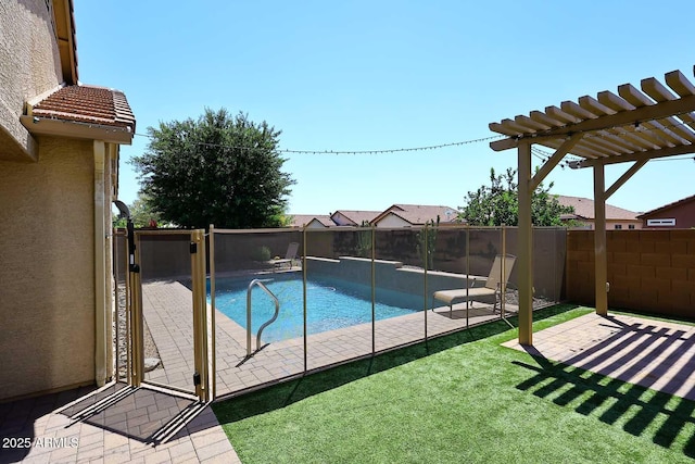2005 E Anderson Dr E, Phoenix, AZ 85022 - view of pool with a pergola and a patio