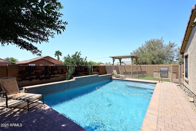 2005 E Anderson Dr E, Phoenix, AZ 85022 - view of pool with a fenced backyard and a patio area