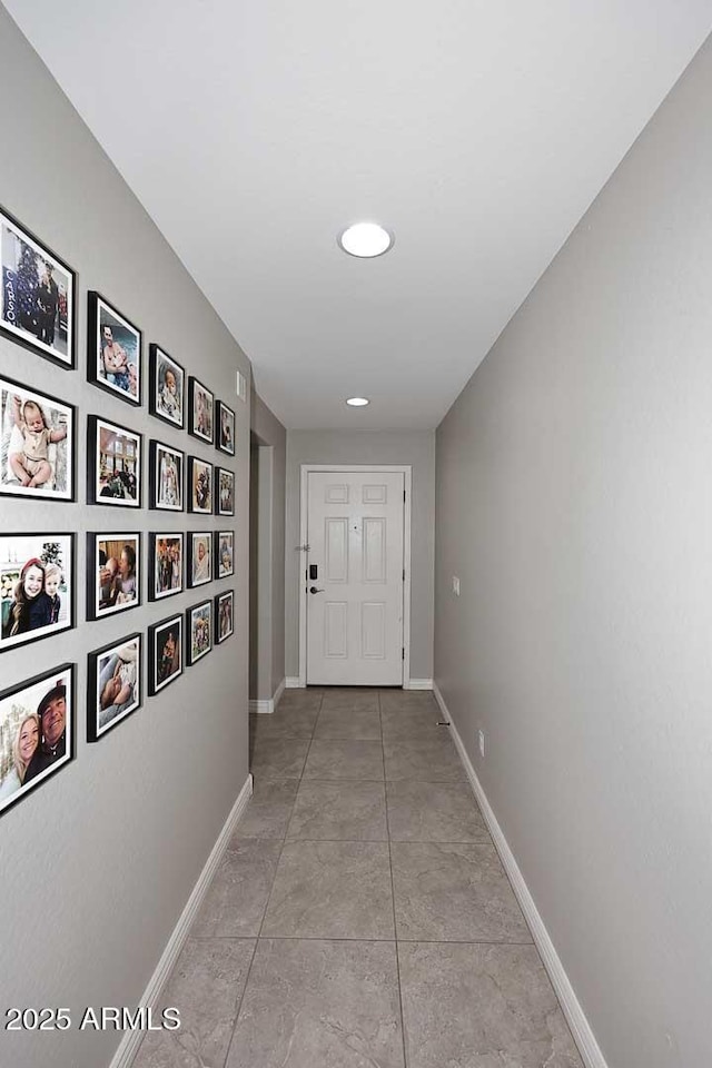 2005 E Anderson Dr E, Phoenix, AZ 85022 - hall with baseboards and recessed lighting