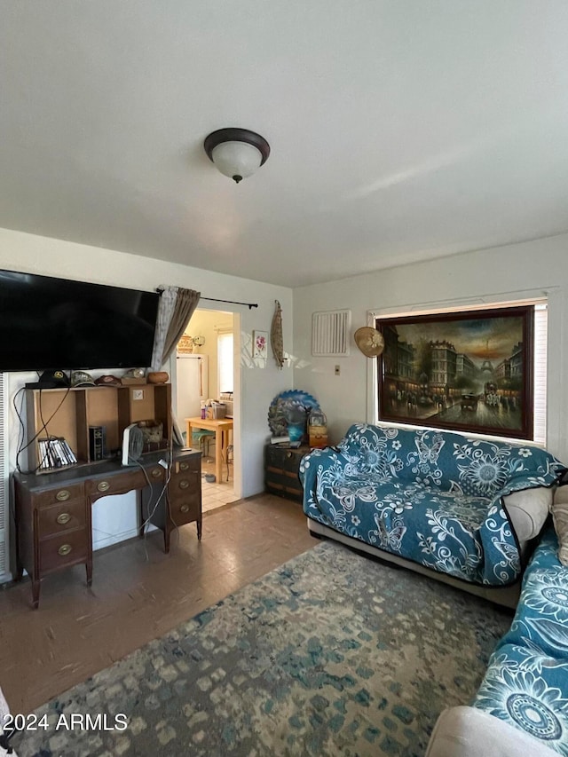 bedroom featuring wood-type flooring