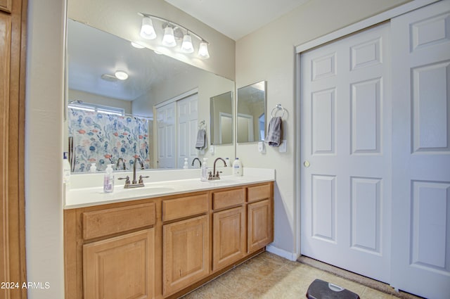 274 S 18th St, Coolidge, AZ 85128 - bathroom featuring vanity and tile patterned floors
