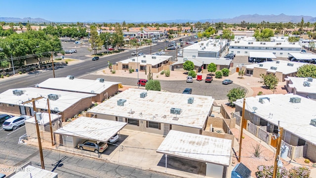 1041 N Mesa Dr, Mesa, AZ 85201 - drone / aerial view with a mountain view