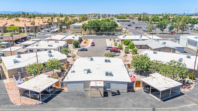 1041 N Mesa Dr, Mesa, AZ 85201 - drone / aerial view with a mountain view and a residential view