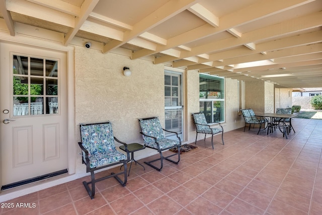view of patio / terrace with outdoor dining space