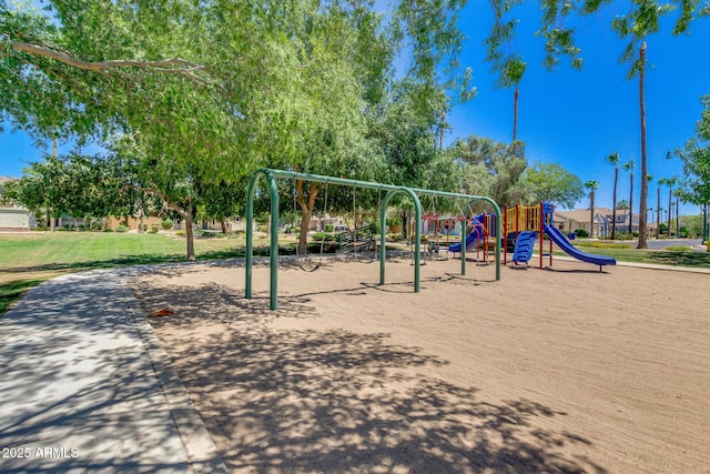 view of communal playground