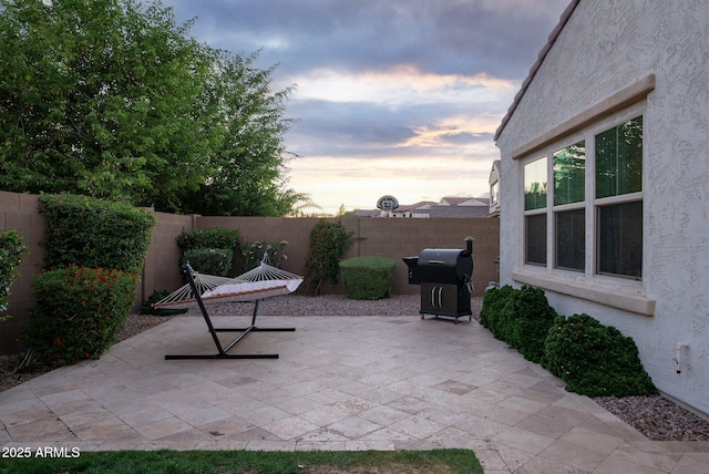 923 W Yellowstone Way, Chandler, AZ 85248 - fenced backyard featuring a grill and a patio