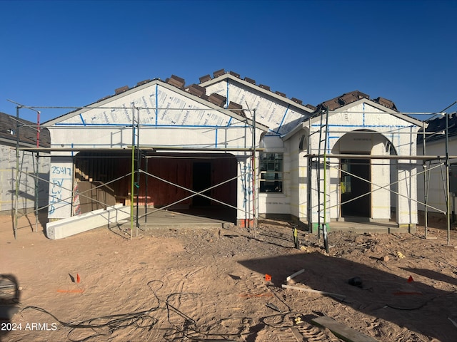 view of property in mid-construction