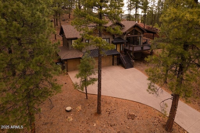 bird's eye view