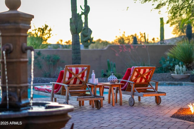 30600 N Pima Rd N Unit 81, Scottsdale, AZ 85266 - view of patio / terrace with a fenced backyard