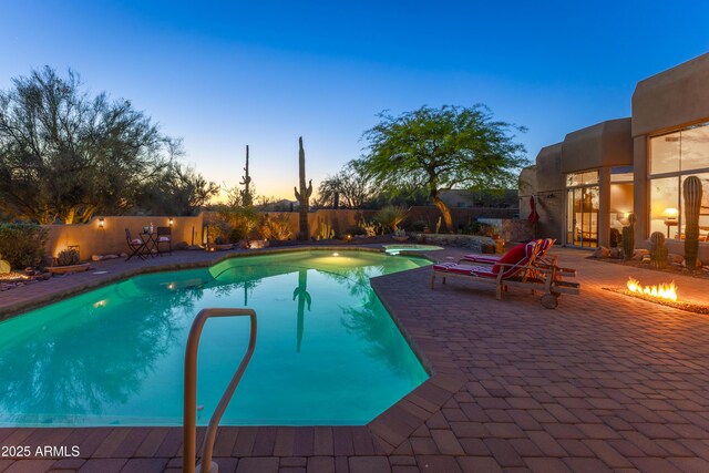 30600 N Pima Rd N Unit 81, Scottsdale, AZ 85266 - view of pool featuring a patio and a fenced backyard