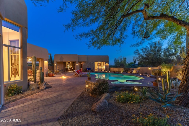 30600 N Pima Rd N Unit 81, Scottsdale, AZ 85266 - view of swimming pool featuring a patio area and a hot tub