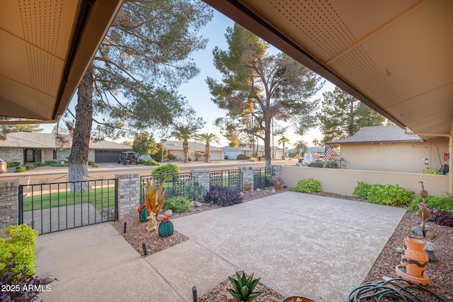 view of patio