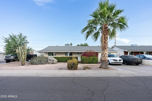 7255 E Coronado Rd, Scottsdale, AZ 85257 - ranch-style house with concrete driveway