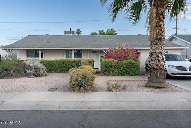 7255 E Coronado Rd, Scottsdale, AZ 85257 - ranch-style home with stucco siding and roof with shingles