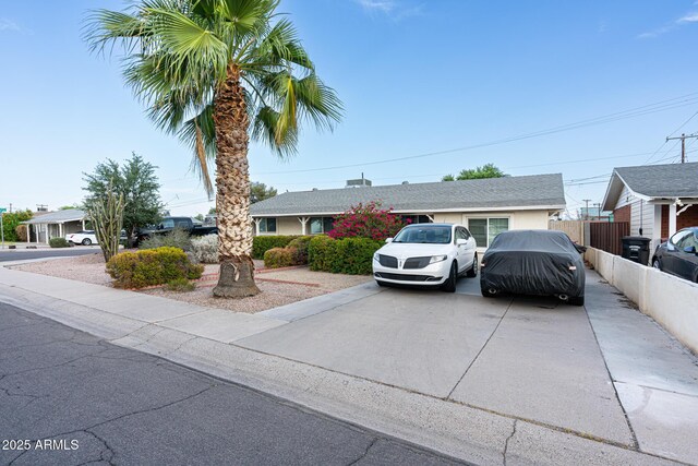 7255 E Coronado Rd, Scottsdale, AZ 85257 - view of front of home featuring concrete driveway