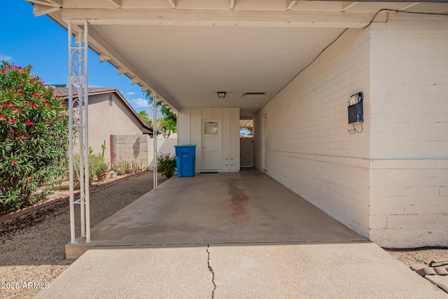 3118 W Aster Dr, Phoenix, AZ 85029 - view of patio / terrace featuring a carport