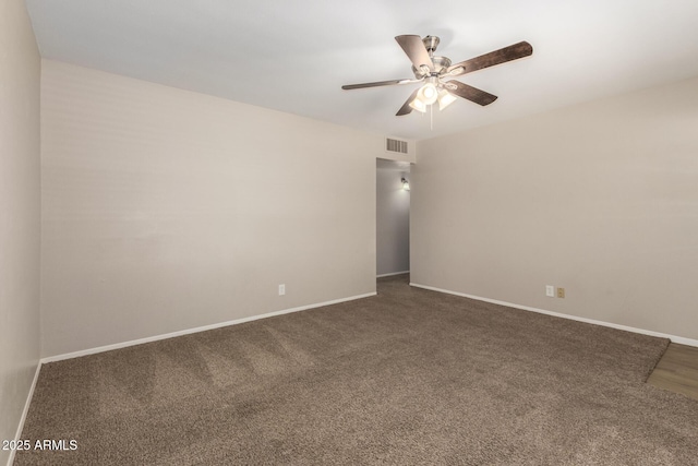 3118 W Aster Dr, Phoenix, AZ 85029 - carpeted spare room with a ceiling fan and baseboards