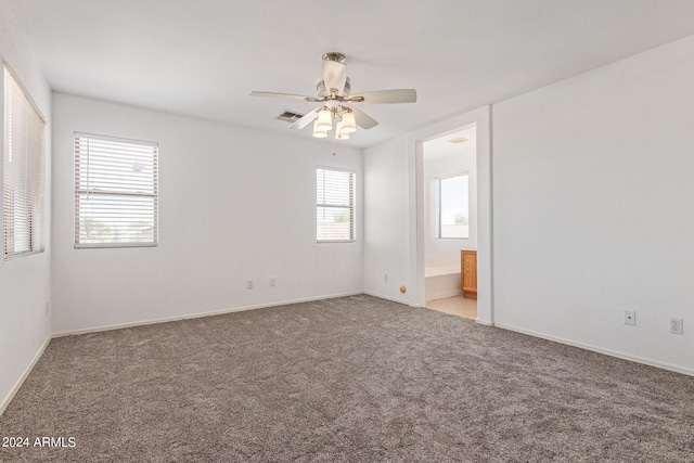 6350 W Hess St, Phoenix, AZ 85043 - spare room featuring ceiling fan and carpet flooring