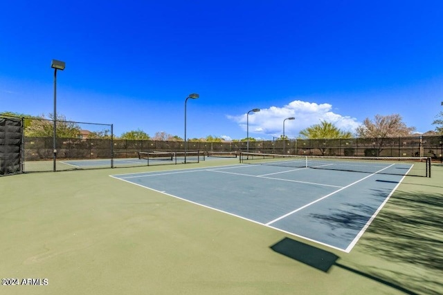 view of sport court