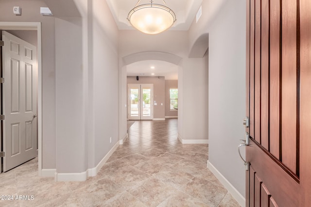 view of foyer entrance