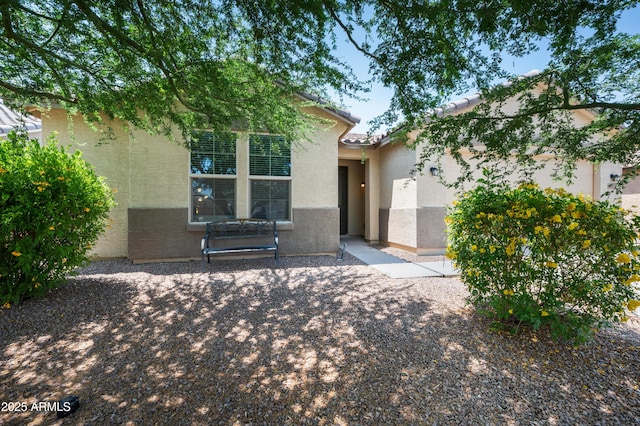2167 W Ethan Ct, San Tan Valley, AZ 85144 - back of property with stucco siding