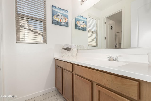 1736 E Joelle Dr, Casa Grande, AZ 85122 - bathroom with vanity and baseboards