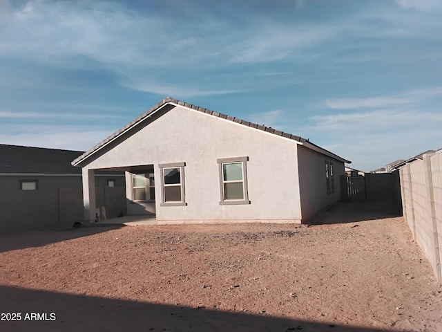 view of back of house