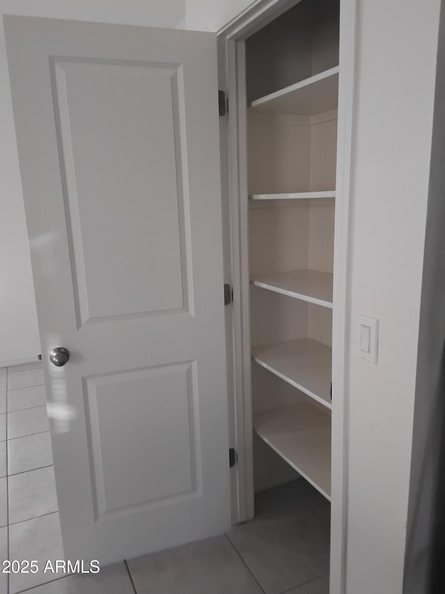 view of closet