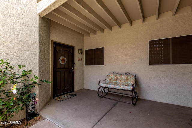 11375 E Sahuaro Dr Unit 1062, Scottsdale, AZ 85259 - doorway to property with stucco siding