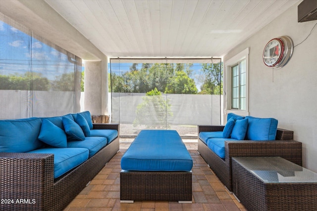 view of patio / terrace featuring an outdoor hangout area