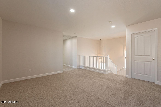 18123 W Lundberg St, Surprise, AZ 85388 - empty room featuring carpet, baseboards, and recessed lighting