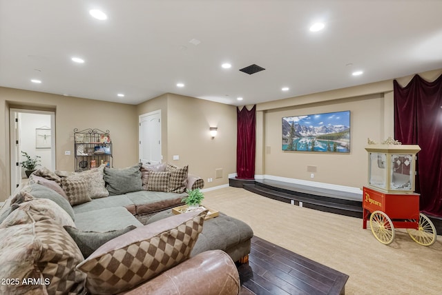 view of home theater room