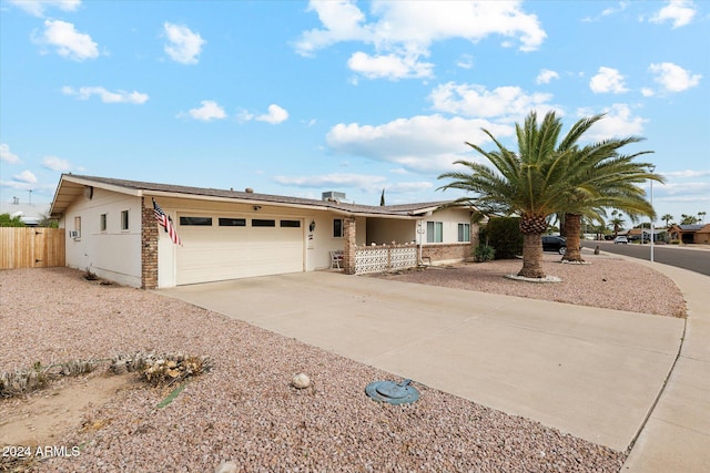 ranch-style house with a garage