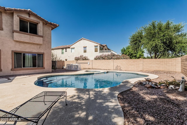 4507 E Lantern Pl, Gilbert, AZ 85297 - view of pool with a fenced backyard and a patio