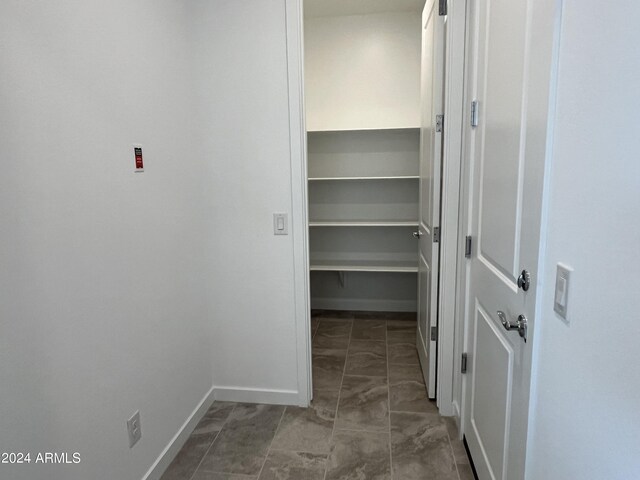 interior space featuring tile patterned flooring