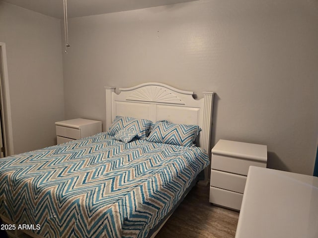 9016 W Fossil Creek Rd, Pine, AZ 85544 - bedroom with dark wood-style floors