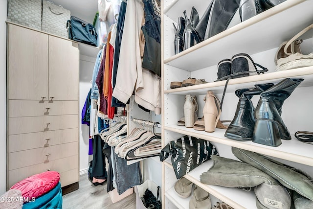 6215 E Surrey Ave, Scottsdale, AZ 85254 - walk in closet with light wood-style floors